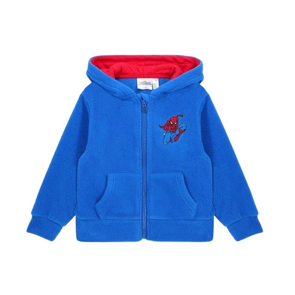Spider-Man Childrens/Kids Spider-Man Full Zip Hoodie / Blue